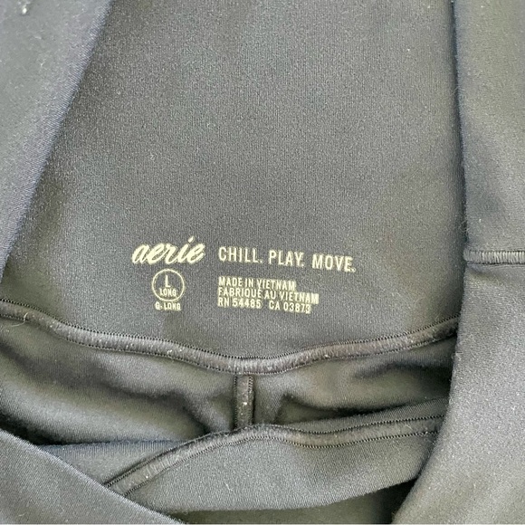Aerie Women Slate Gray Yoga Legging Sweatpants Size Large Long - Picture 4 of 4